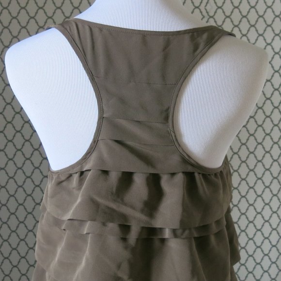 Central Park West Aritzia Racerback Ruffle Top Sml - Picture 4 of 7